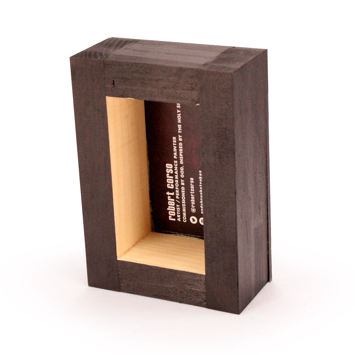 Trust in the Lord, Wooden Image block